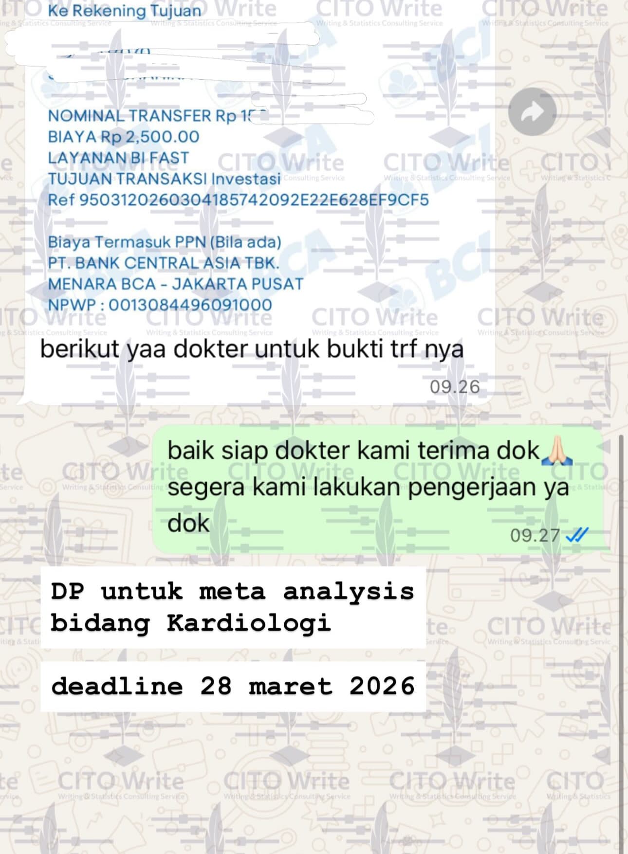 Project oleh dr. RDP